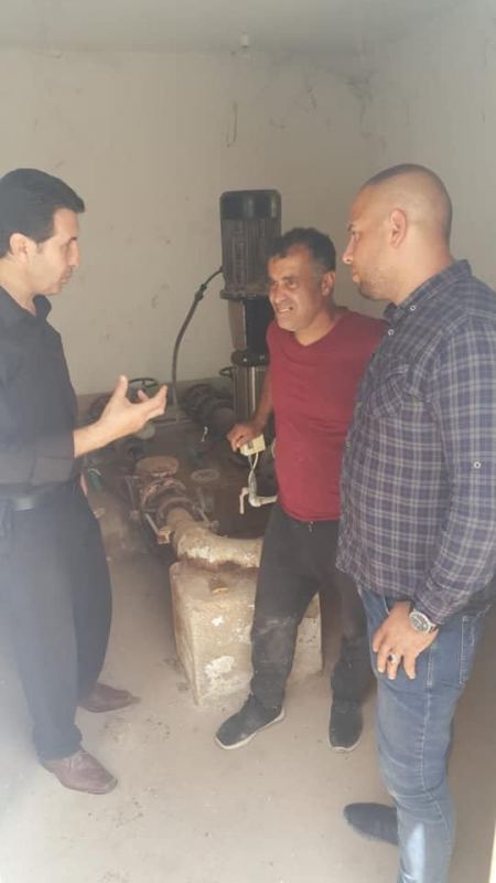 تفقد محطة ضخ صباح الخير تمهيدا لتاهيلها